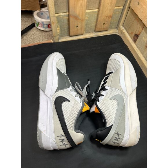 Nike Ja 1 Men\'s Size 9 Basketball Shoes White/LT Smoke Grey-Black DR8785-100